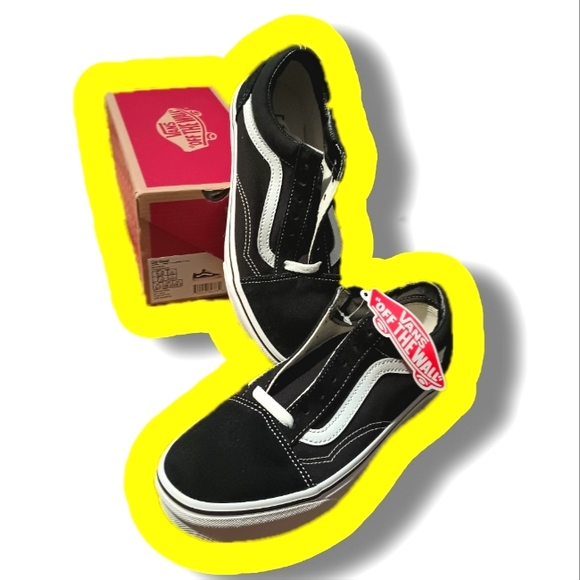 VANS Old Skools Blk/Wht - Picture 1 of 4